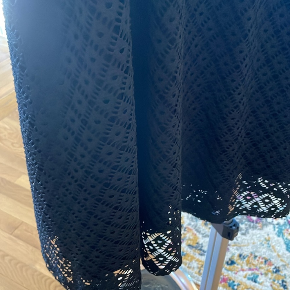 Black lace, a line dress from Lane Bryant, size 18 - Picture 4 of 7